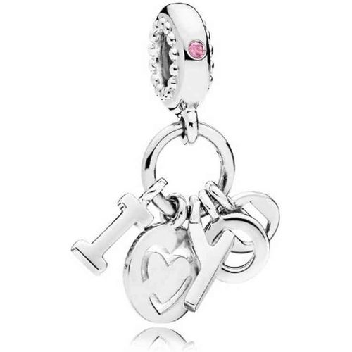  Pandora 796596FPC Womens Bead Charms 925 Sterling Silver Zirconia