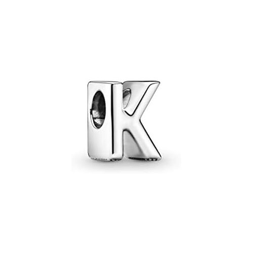  Pandora Womens Moments Letter K Alphabet Charm Sterling Silver 797465