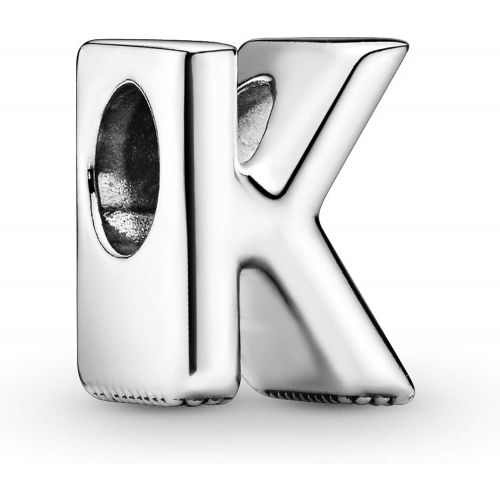  Pandora Womens Moments Letter K Alphabet Charm Sterling Silver 797465