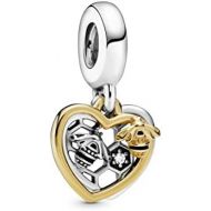 Pandora Heart & Bee Charm