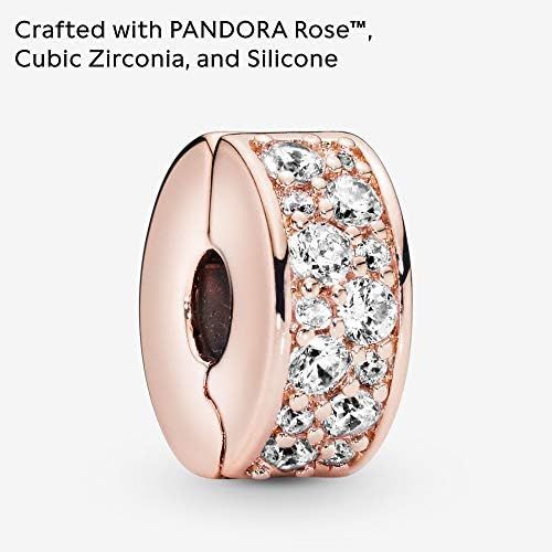  Pandora 781817CZ Clip Element Pave Shine Pink