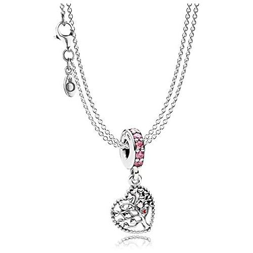  Pandora Necklace with Love Tree Charm Pendant - 08392