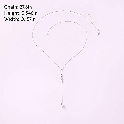  Pandora 397750-70 Womens Y-Necklace Metal Bead Cord Sterling Silver