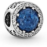 Pandora Midnight Blue Radiation Wreath of Hearts Charm