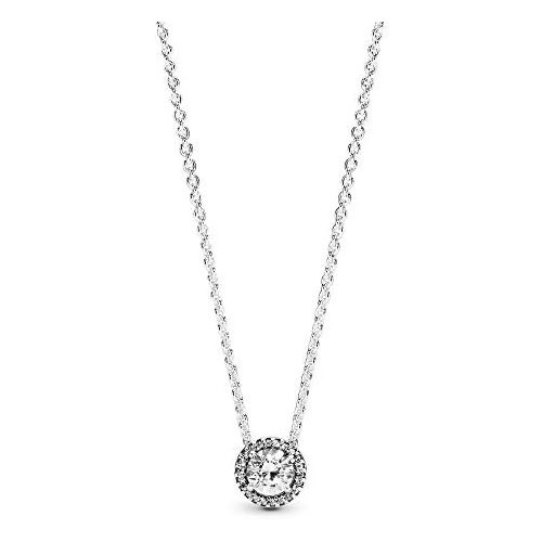  Pandora 396240CZ-45 Womens Necklace Classic Elegance Silver