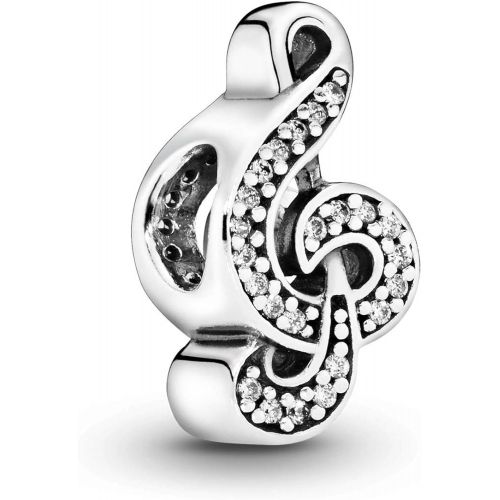  Pandora Charm Sweet Music, Silver, Silver