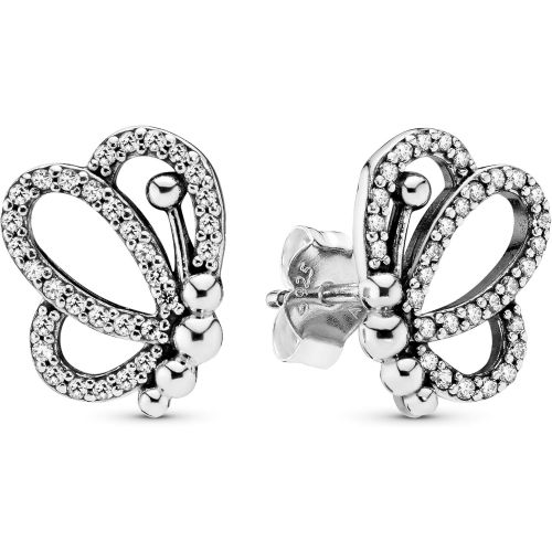  Pandora 297912CZ Womens Stud Earrings 925 Sterling Silver Zirconia