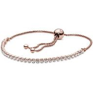 Pandora Rose 580524CZ Womens Bracelet Sparkling Beach, Gold Plated, Pink