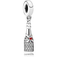 Pandora Champagne Bottle Celebration Time Champagne Silver And Enamel 792152CZ