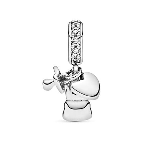  Pandora Moments Baby Teddy Bear Charm Pendant Sterling Silver Cubic Zirconia Enamel 792100CZ