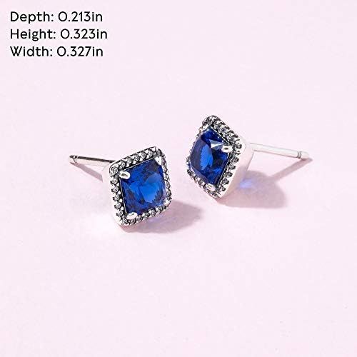  Pandora 290591NBT Earrings Timeless Elegance Blue