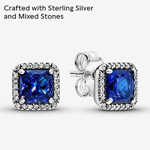  Pandora 290591NBT Earrings Timeless Elegance Blue