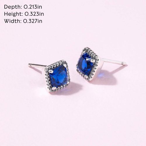  Pandora 290591NBT Earrings Timeless Elegance Blue