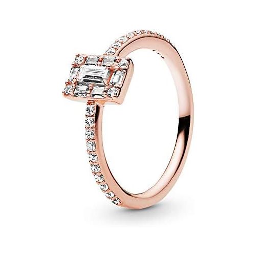  Pandora Rose 187541CZ Womens Ring Luminous Ice, Gold Plated, Gold