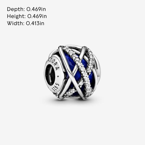  Pandora charm royal blue galaxy 796361NCB