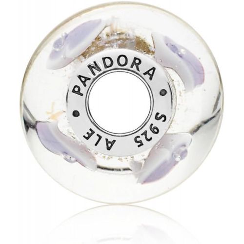  Pandora 796599CZ Womens Murano Glass Plentiful Hearts 925 Sterling Bead Silver