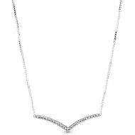 Pandora 397802CZ-45 Womens Necklace with Pendant and Pendant 925 Sterling Silver Zirconia