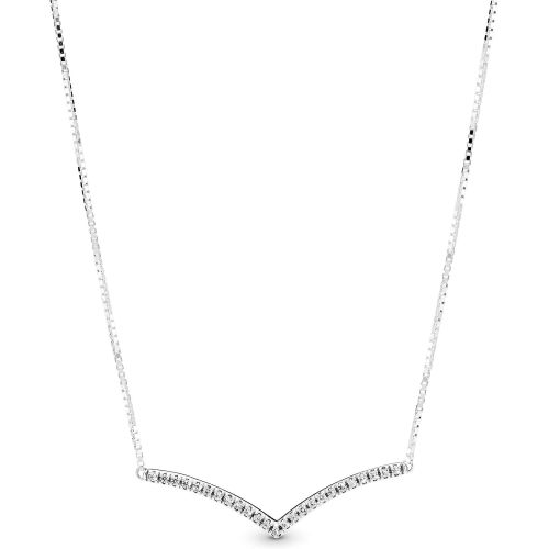  Pandora 397802CZ-45 Womens Necklace with Pendant and Pendant 925 Sterling Silver Zirconia