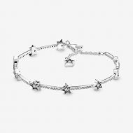 Pandora 598498C01 Womens Bracelet Heavenly Stars, Silver