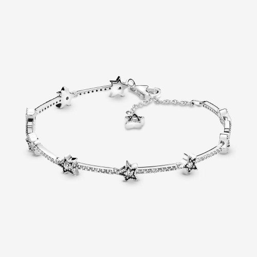  Pandora 598498C01 Womens Bracelet Heavenly Stars, Silver