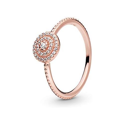  Pandora Rose 180986CZ Ring Zirconia, Vermeil, Gold