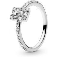 Pandora Luminous Ice 197541CZ Womens Ring, Silver, Silver