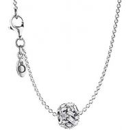 Pandora Necklace with Charm Chiselled Elegance 08692