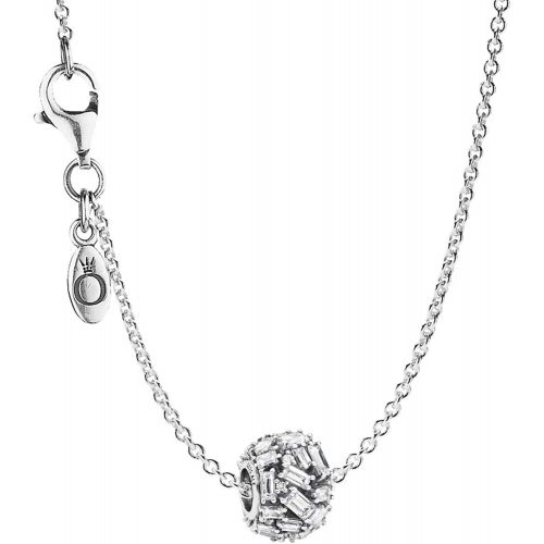  Pandora Necklace with Charm Chiselled Elegance 08692