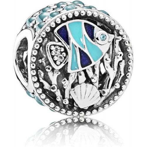  Pandora Bead Under The Sea the World is Full of Colour Fish Sterling Silver 792075ENMX