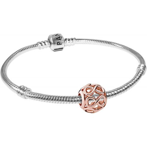  Pandora 08324-19 Starter Bracelet Infinity Rose 19 cm