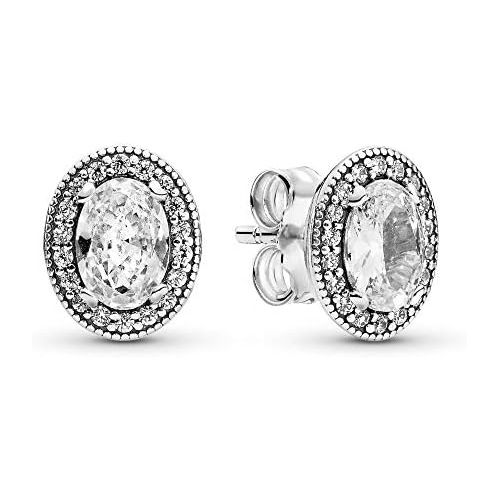  Pandora 296247CZ Womens Stud Earrings Zirconia