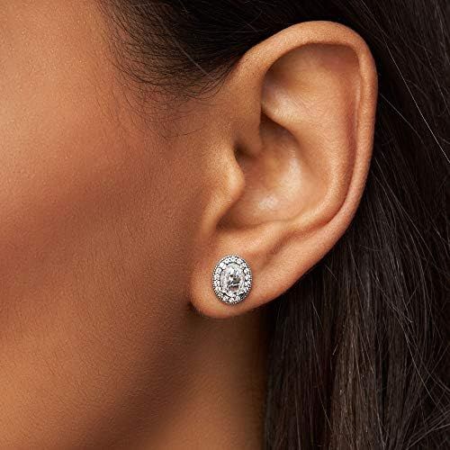  Pandora 296247CZ Womens Stud Earrings Zirconia