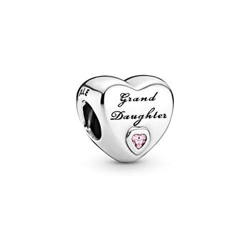  Pandora Moments Granddaughter Heart Charm Sterling Silver 796261PCZ