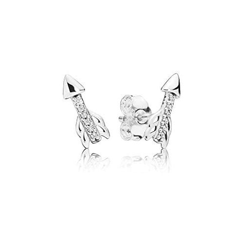  PANDORA 297828CZ Womens Stud Earrings 925 Sterling Silver Zirconia