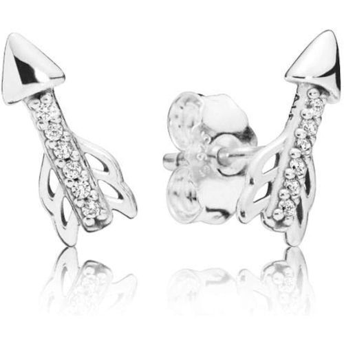  PANDORA 297828CZ Womens Stud Earrings 925 Sterling Silver Zirconia