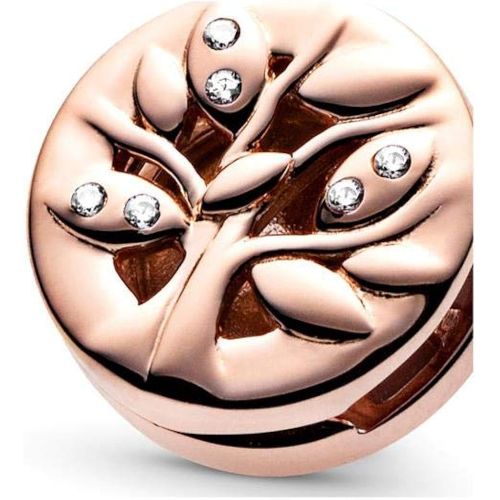  Pandora Sparkling Family Tree Clip Charm 1.23cm Rose