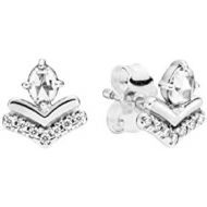 PANDORA 297787CZ Womens Stud Earrings 925 Sterling Silver Zirconia