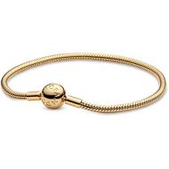 Pandora Shine Moments Smooth 567107 Womens Bracelet, Gold Silver