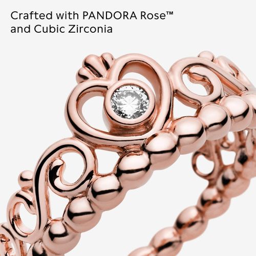  Pandora Shine Princess Tiara Ring, Vermeil, Gold