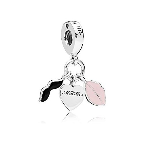  Pandora Moments Love Couple Womens Charm Pendant 925 Sterling Silver 27 mm