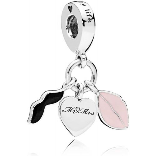  Pandora Moments Love Couple Womens Charm Pendant 925 Sterling Silver 27 mm