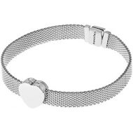 Pandora Reflections 75333 Womens Bracelet with Heart Clip Silver, Sterling Silver, Silver