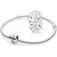 Original Pandora Gift Set - 1 Silver Bracelet 590702HV and 1 Silver Intermediate Element Lovely Daisy 791495EN12