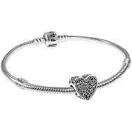 Pandora Original Gift Set Starter Set Heart Charm 791811 + Bracelet 590702HV-20