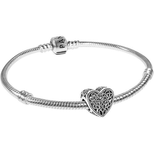  Pandora Original Gift Set Starter Set Heart Charm 791811 + Bracelet 590702HV-20