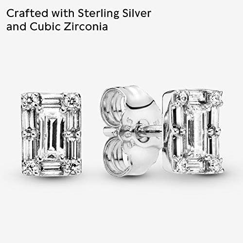  Pandora 297567CZ Womens Stud Earrings 925 Sterling Silver