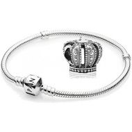 Pandora 590702HV-19 and 790930 Bracelet Starter Set Silver Charm Crown Item No. 590702HV-19 and 790930 from the Autumn Collection 2012