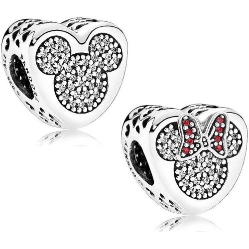  Disney Michey and Minnie True Love Bead Pandora 792050CZ