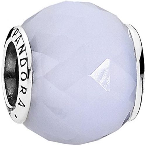  Pandora Damen-Charm Facetten 925 Silber Glas weiss - 791722NOW