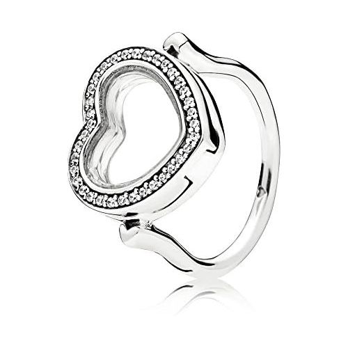  Pandora Damen-Ringe 925 Sterlingsilber mit - Ringgroesse 54 (17.2) 197252CZ-54